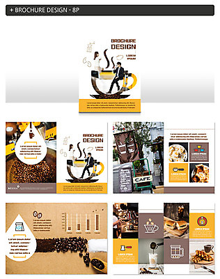 템플릿 여자 남자 ZIP 커피 디저트 샌드위치 팜플렛 20대 성인 두명 카페 한국인 원두 직장인 커피메이커 와플 인디자인 INDD 이미지템플릿 직업 음료 음식 사람 동양인 청년 상점 커피용품 파일형식
