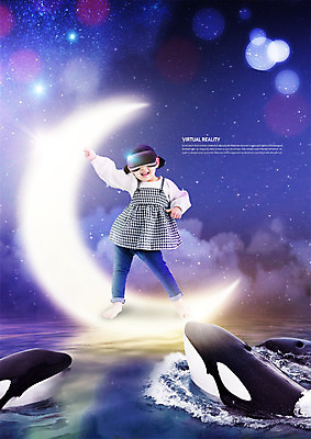 전신 PSD 편집 편집이미지 여자 별 어린이 바다 한명 앞모습 한국인 달 춤 스마트 고래 즐거움 3D안경 가상현실 소녀한명만 VR기기 이미지편집 자연요소 1 감정 안경 뷰포인트 컨셉 포유류 문화예술 사람 동양인 수중동물 기계 여자한명만 소녀만 파일형식