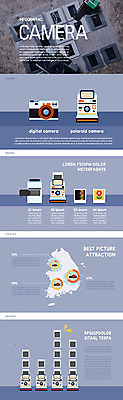 지도 일러스트 사람없음 카메라 인포그래픽 필름 폴라로이드 폴라로이드사진 필름현상 국내일러스트 AI파일 전자제품 사진현상 파일형식 벡터