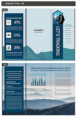 템플릿 표지디자인 표지 남자 실루엣 ZIP 내지 리플렛 3단접지 그래프 날씨 산 한명 사람 팜플렛 상반신 트래킹 인디자인 INDD 이미지템플릿 1 레저 촬영기법 파일형식