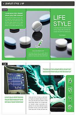 템플릿 표지디자인 표지 ZIP 내지 리플렛 3단접지 의학 청진기 사람 팜플렛 여러명 알약 모니터 의사 약병 링거 수술복 초음파 인디자인 INDD 이미지템플릿 다수 의료기기 컴퓨터 약 의료진 가운 병_담는 파일형식