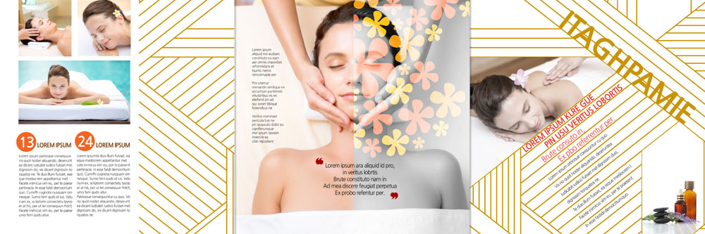 PSD 서양인 템플릿 편집 표지디자인 북디자인 출판디자인 여자 내지 엎드리기 리플렛 북커버 3단접지 팜플렛 여러명 상반신 20대 성인 눕기 뷰티 마사지 아로마 오일병 이미지템플릿 외국인 다수 모션 사람 청년 파일형식