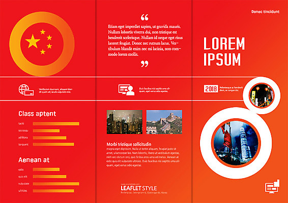 PSD 템플릿 편집 표지디자인 북디자인 출판디자인 표지 리플렛 북커버 3단접지 빌딩 팜플렛 사람없음 빨간색 중국 등불 깃발 도시 오성홍기 만리장성 이미지템플릿 아시아 컬러 조명 건물 세계문화유산 성 국기 파일형식