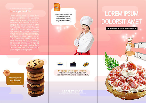 PSD 템플릿 편집 표지디자인 북디자인 출판디자인 여자 표지 리플렛 북커버 3단접지 한명 팜플렛 상반신 성인 30대 쿠키 한국인 조각케이크 딸기케이크 제빵사 짤주머니 성인여자한명만 이미지템플릿 직업 1 딸기 디저트 사람 동양인 장년 케이크 제빵도구 여자한명만 성인여자만 파일형식