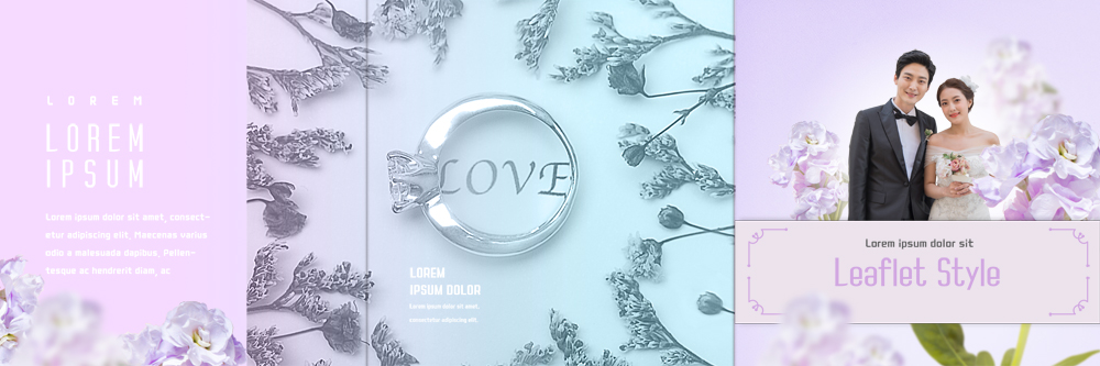 PSD 템플릿 편집 표지디자인 북디자인 커플 출판디자인 여자 표지 남자 꽃 리플렛 부케 웨딩드레스 결혼 북커버 3단접지 팜플렛 상반신 20대 성인 두명 한국인 결혼반지 예복 신랑신부 이미지템플릿 식물 드레스 옷 신부_웨딩 꽃다발 신랑 관계 사람 동양인 이벤트 청년 반지 파일형식