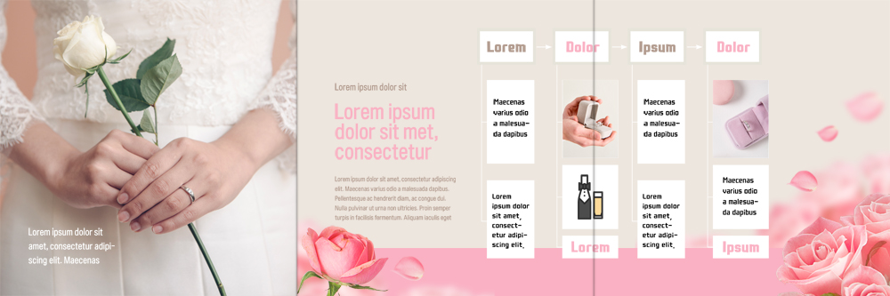 PSD 템플릿 편집 표지디자인 북디자인 출판디자인 여자 내지 리플렛 웨딩드레스 북커버 3단접지 결혼식 한명 팜플렛 상반신 성인 장미 결혼반지 이미지템플릿 1 드레스 꽃 결혼 사람 반지 파일형식