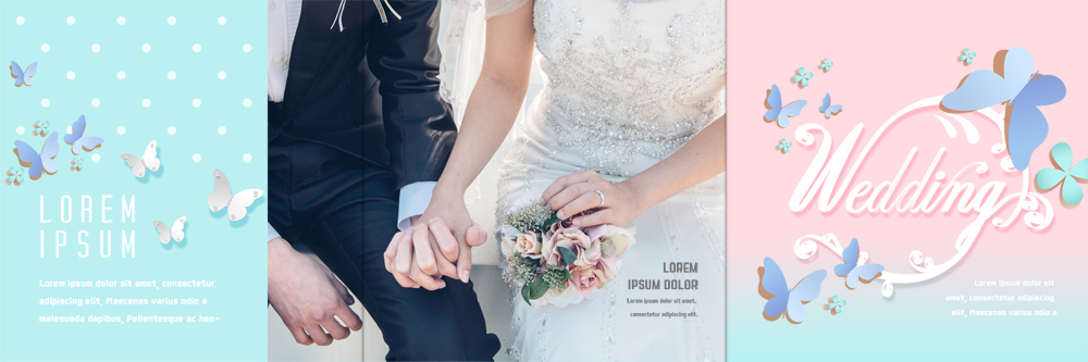 PSD 템플릿 편집 표지디자인 북디자인 커플 출판디자인 여자 표지 남자 리플렛 부케 나비 결혼 북커버 3단접지 사랑 팜플렛 상반신 20대 성인 두명 손잡기 한국인 예복 이미지템플릿 옷 감정 꽃다발 곤충 관계 모션 사람 동양인 이벤트 청년 파일형식