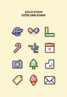 나무 아이콘 교육 인터넷 아이스크림 편지봉투 큐티아이콘 자 사람없음 세트 알약 카메라 달력 라인아이콘 교육아이콘 자음 엔터 2D아이콘 AI파일 식물 문구용품 디저트 봉투 한글 전자제품 약 편지 파일형식 벡터