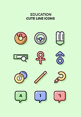 아이콘 1 교육 큐티아이콘 사람없음 세트 물음표 도넛 핸들 라인아이콘 백열등 A 교육아이콘 기역 남자기호 여자기호 2D아이콘 AI파일 기호 알파벳 디저트 조명 자음 성별기호 파일형식 벡터