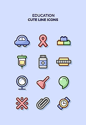 아이콘 교육 말풍선 자동차 큐티아이콘 사람없음 세트 블록 약병 링거 손목시계 라인아이콘 클립 교육아이콘 2D아이콘 AI파일 육상교통 시계 장신구 의료기기 약 병_담는 파일형식 벡터