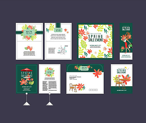 템플릿 배너템플릿 여자 꽃 나뭇잎 이벤트 성인 두명 쇼핑 세트 쇼핑백 세일 봄 현수막 전단 엽서 초대장 약도 소봉투 행사세트 행사템플릿 AI파일 식물 배너 계절 잎 지도 가방 편지봉투 카드_감사 사람 편지 홍보물 파일형식 벡터