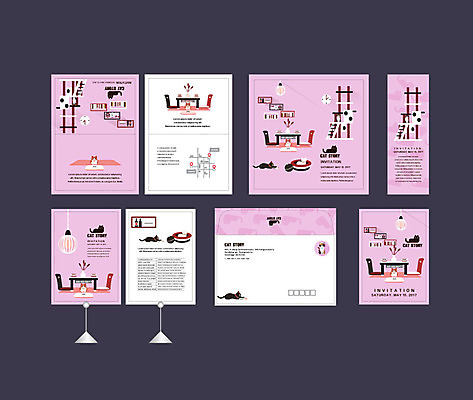템플릿 배너템플릿 여러마리 탁자 조명 선반 이벤트 사람없음 세트 고양이 현수막 전단 공놀이 엽서 초대장 약도 반려 소봉투 행사세트 행사템플릿 AI파일 배너 가구 다수 지도 공 포유류 놀이 편지봉투 카드_감사 반려동물 편지 홍보물 파일형식 벡터