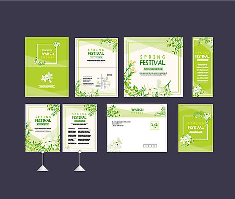 템플릿 배너템플릿 꽃 나뭇잎 이벤트 사람없음 연두색 세트 축제 봄 현수막 전단 엽서 초대장 약도 소봉투 행사세트 행사템플릿 AI파일 식물 배너 계절 잎 지도 편지봉투 카드_감사 초록색 편지 홍보물 파일형식 벡터
