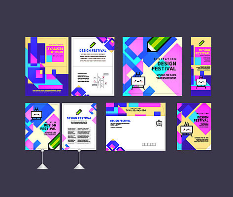 템플릿 디자인 배너템플릿 이벤트 사람없음 세트 컬러풀 연필 사각형 축제 현수막 이젤 전단 엽서 초대장 약도 소봉투 행사세트 행사템플릿 AI파일 도형 배너 컬러 지도 학용품 편지봉투 카드_감사 필기구 미술도구 편지 홍보물 파일형식 벡터