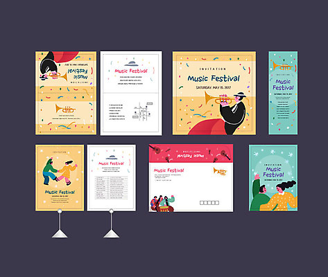 템플릿 배너템플릿 여자 남자 음악 연주 이벤트 여러명 성인 세트 축제 현수막 기타 춤 북 즐거움 전단 엽서 초대장 트럼펫 약도 치기 소봉투 행사세트 행사템플릿 AI파일 배너 감정 다수 지도 모션 현악기 문화예술 편지봉투 타악기 카드_감사 사람 편지 금관악기 홍보물 파일형식 벡터