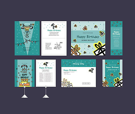 템플릿 배너템플릿 여자 남자 어린이 이벤트 두명 선물상자 세트 현수막 생일파티 생일케이크 주기 전단 엽서 초대장 약도 생일초 소봉투 행사세트 행사템플릿 AI파일 배너 지도 초 모션 편지봉투 카드_감사 선물 사람 상자 케이크 생일 편지 홍보물 파일형식 벡터