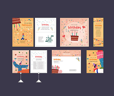 템플릿 배너템플릿 여자 남자 이벤트 성인 세명 선물상자 세트 현수막 생일파티 생일케이크 전단 엽서 초대장 하트풍선 약도 팡파레 소봉투 행사세트 행사템플릿 AI파일 배너 지도 편지봉투 카드_감사 선물 사람 상자 케이크 하트 생일 편지 홍보물 풍선 파일형식 벡터