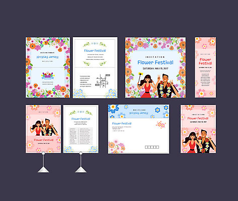 템플릿 커플 배너템플릿 여자 남자 이벤트 성인 두명 세트 축제 현수막 셀프카메라 전단 브이 엽서 초대장 약도 꽃목걸이 소봉투 행사세트 행사템플릿 AI파일 배너 꽃 지도 목걸이 관계 편지봉투 카드_감사 사람 손짓 사진촬영 편지 홍보물 파일형식 벡터