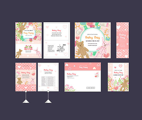 템플릿 배너템플릿 꽃 이벤트 사람없음 세트 곰인형 아기용품 현수막 젖병 노리개젖꼭지 전단 엽서 초대장 유아복 약도 소봉투 행사세트 행사템플릿 AI파일 식물 배너 옷 인형 지도 편지봉투 카드_감사 편지 오브젝트 홍보물 파일형식 벡터