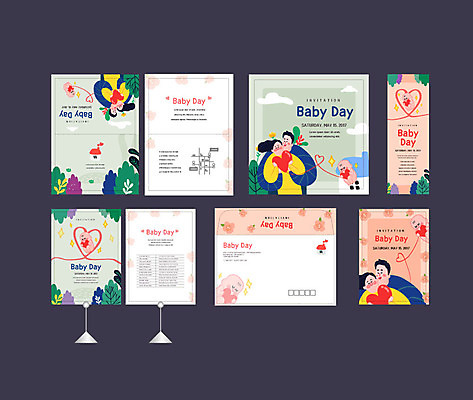 템플릿 부부 배너템플릿 여자 남자 이벤트 성인 두명 세트 현수막 하트 아기 전단 엽서 초대장 약도 소봉투 행사세트 행사템플릿 AI파일 모양 배너 커플 지도 편지봉투 카드_감사 사람 편지 홍보물 파일형식 벡터