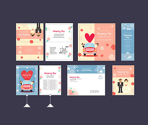 템플릿 배너템플릿 여자 남자 꽃다발 웨딩드레스 결혼 이벤트 성인 두명 세트 현수막 하트 전단 결혼반지 엽서 초대장 약도 웨딩카 신랑신부 소봉투 행사세트 행사템플릿 AI파일 모양 배너 드레스 꽃 신부_웨딩 신랑 지도 자동차 편지봉투 카드_감사 사람 반지 편지 홍보물 파일형식 벡터