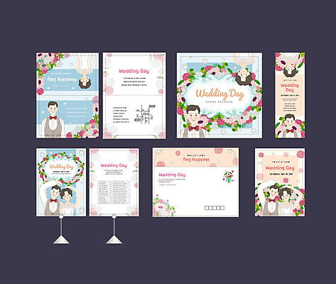 템플릿 배너템플릿 여자 남자 꽃 웨딩드레스 결혼 사랑 미소 이벤트 성인 두명 앞모습 세트 현수막 전단 엽서 초대장 약도 신랑신부 소봉투 행사세트 행사템플릿 AI파일 식물 배너 드레스 감정 신부_웨딩 뷰포인트 신랑 지도 편지봉투 카드_감사 표정 사람 편지 홍보물 파일형식 벡터
