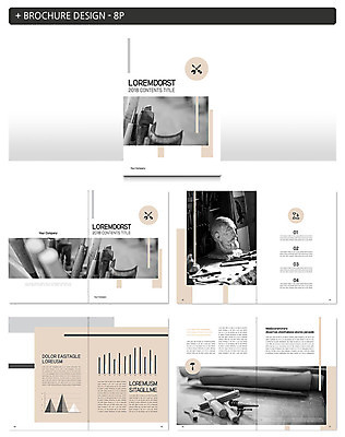 템플릿 ZIP 그래프 팜플렛 사람없음 미술도구 작업실 석고상 미술실 조각칼 인디자인 INDD 이미지템플릿 칼 오브젝트 파일형식