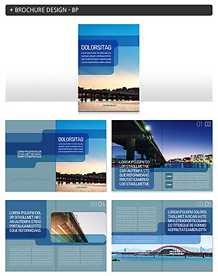 템플릿 ZIP 야경 팜플렛 사람없음 강 도시 한강 가교 인디자인 INDD 이미지템플릿 건축물 서울 야간 랜드마크 파일형식 풍경_경치