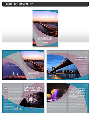 템플릿 ZIP 도로 야경 그래프 조명 불꽃놀이 팜플렛 사람없음 도시 가교 인디자인 INDD 이미지템플릿 건축물 길 교통시설 놀이 야간 파일형식 풍경_경치