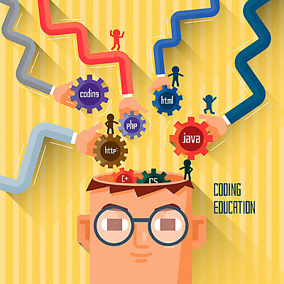 학생 교육 남자 안경 얼굴 일러스트 사람모양 정보기술 한명 상반신 성인 컴퓨터교육 사물인터넷 4차산업 코딩 국내일러스트 AI파일 모양 1 잡화 산업 기술 사람 신체부위 파일형식 벡터