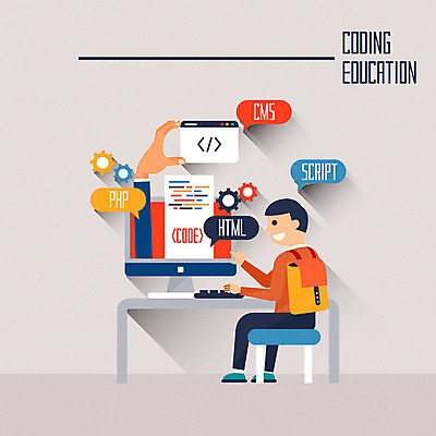 전신 학생 교육 남자 일러스트 책가방 정보기술 한명 컴퓨터 온라인강의 인터넷교육 컴퓨터교육 프로그램 사물인터넷 4차산업 코딩 랜선라이프 국내일러스트 AI파일 1 라이프스타일 산업 가방 기술 사람 전자제품 강의 파일형식 벡터 언택트