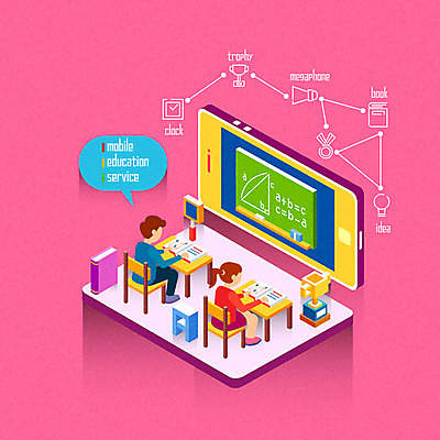 전신 학생 여자 교육 남자 어린이 시계 일러스트 전구 모바일 아이디어 정보기술 두명 10대 책 스마트폰 상패 트로피 온라인강의 인터넷교육 사물인터넷 4차산업 국내일러스트 AI파일 산업 컨셉 청소년 기술 사람 핸드폰 스마트기기 강의 상_우승 파일형식 벡터 언택트