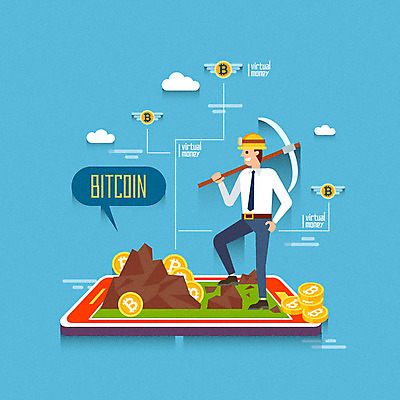 전신 남자 일러스트 정보기술 한명 성인 스마트폰 암석 발굴 곡괭이 사물인터넷 4차산업 가상화폐 국내일러스트 AI파일 1 산업 돈 기술 사람 핸드폰 스마트기기 돌_바위 파일형식 벡터