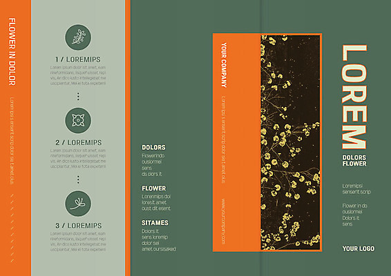 템플릿 표지디자인 북디자인 출판디자인 표지 꽃 리플렛 북커버 3단접지 나뭇잎 꽃나무 사람없음 세트 이미지템플릿 AI파일 나무 식물 잎 파일형식 벡터