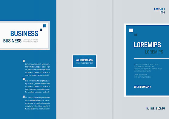 템플릿 표지디자인 북디자인 출판디자인 표지 리플렛 북커버 비즈니스 3단접지 사람없음 파란색 세트 사각형 회색 이미지템플릿 AI파일 도형 컬러 파일형식 벡터