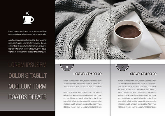 템플릿 표지디자인 북디자인 출판디자인 내지 리플렛 북커버 3단접지 따뜻함 사람없음 책 세트 커피잔 아메리카노 털목도리 이미지템플릿 AI파일 커피 잔 목도리 파일형식 벡터