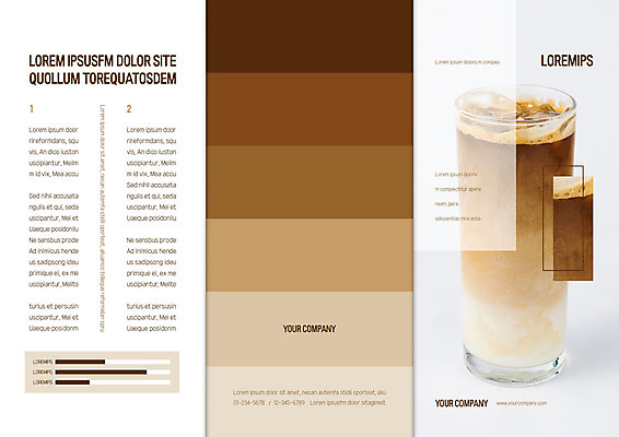 템플릿 표지디자인 북디자인 출판디자인 표지 리플렛 북커버 3단접지 그래프 잔 사람없음 세트 얼음 아이스커피 라떼 이미지템플릿 AI파일 자연요소 식기 커피 파일형식 벡터