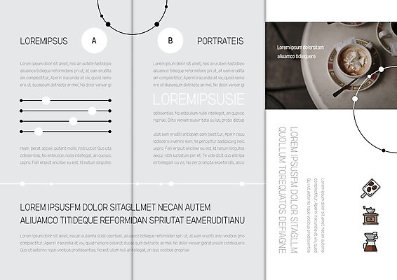 템플릿 표지디자인 북디자인 출판디자인 내지 리플렛 북커버 3단접지 사람없음 세트 원두 커피잔 티스푼 글라이더 핸드드립 이미지템플릿 AI파일 커피 잔 숟가락 커피용품 파일형식 벡터