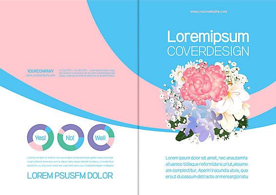 템플릿 표지디자인 북디자인 출판디자인 표지 리플렛 꽃다발 북커버 그래프 팜플렛 사람없음 다양 이미지템플릿 AI파일 꽃 다수 파일형식 벡터