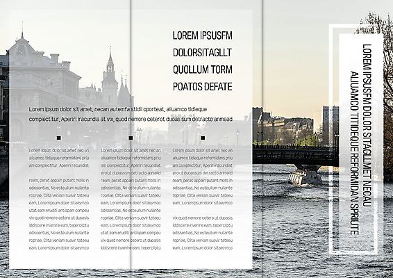 템플릿 표지디자인 북디자인 출판디자인 내지 리플렛 고건축 북커버 3단접지 유럽건축 사람없음 건물 강 세트 가교 이미지템플릿 AI파일 건축물 서양건축 파일형식 벡터