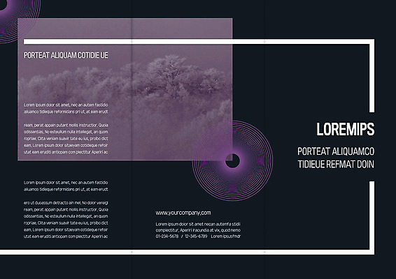 나무 템플릿 표지디자인 북디자인 출판디자인 표지 리플렛 북커버 3단접지 사람없음 세트 보라색 원형 숲 이미지템플릿 AI파일 도형 식물 컬러 파일형식 벡터
