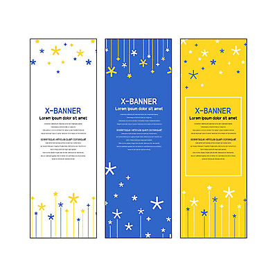 템플릿 배너 배너템플릿 세로배너 꽃무늬 사각프레임 사람없음 현수막 눈송이 배너세트 엑스배너 AI파일 꽃 무늬 프레임 눈_날씨 세로 세트 사각형 파일형식 벡터