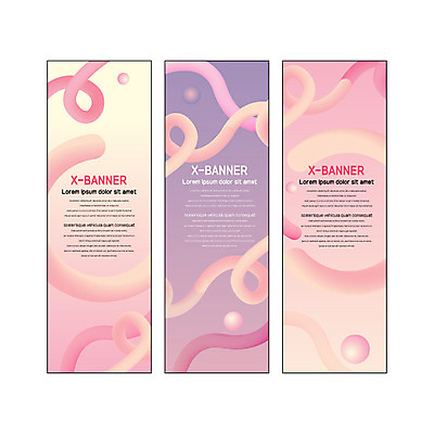 템플릿 배너 배너템플릿 세로배너 곡선 사각프레임 사람없음 현수막 원형 꼬임 배너세트 엑스배너 AI파일 도형 선 프레임 세로 세트 사각형 파일형식 벡터