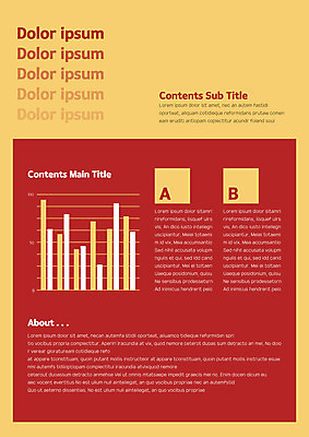도형 템플릿 내지 그래프 사람없음 빨간색 노란색 사각형 프레젠테이션 문서템플릿 서식 레이아웃 문서 제안서 이미지템플릿 AI파일 컬러 파일형식 벡터