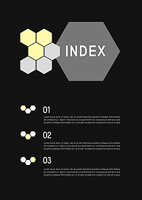 도형 템플릿 내지 사람없음 프레젠테이션 문서템플릿 서식 레이아웃 문서 제안서 육각형 목차 이미지템플릿 AI파일 파일형식 벡터