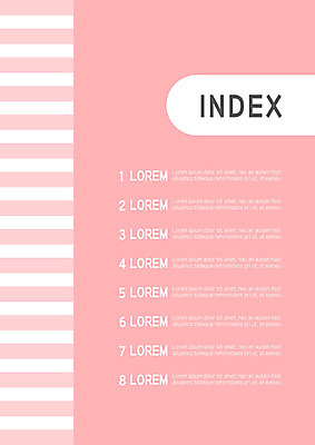 템플릿 내지 분홍색 사람없음 줄무늬 프레젠테이션 문서템플릿 서식 레이아웃 문서 제안서 목차 이미지템플릿 AI파일 컬러 무늬 파일형식 벡터