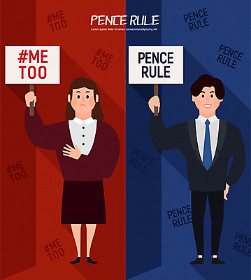 전신 여자 남자 캠페인 일러스트 서기 성인 두명 직장인 사회이슈 미투운동 펜스룰 국내일러스트 AI파일 직업 컨셉 모션 사람 파일형식 벡터
