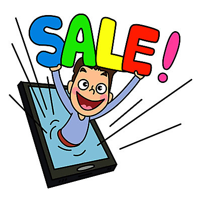 남자 일러스트 한명 들기 상반신 성인 스마트폰 세일 느낌표 구매 즐거움 국내일러스트 AI파일 1 기호 감정 모션 사람 핸드폰 스마트기기 쇼핑 파일형식 벡터