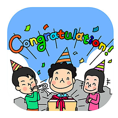 여자 남자 일러스트 선물 상반신 성인 세명 선물상자 고깔모자 축하 생일파티 생일 즐거움 생일축하 국내일러스트 AI파일 모자_잡화 기념일 감정 컨셉 사람 상자 파일형식 벡터