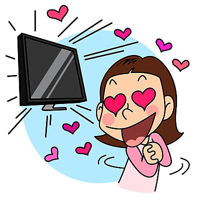 여자 일러스트 한명 상반신 성인 컴퓨터 세일 기쁨 하트 구매 손모으기 국내일러스트 AI파일 모양 1 감정 사람 손짓 전자제품 쇼핑 파일형식 벡터